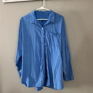 American Eagle Outfitters Light Blue Button Down Shirt